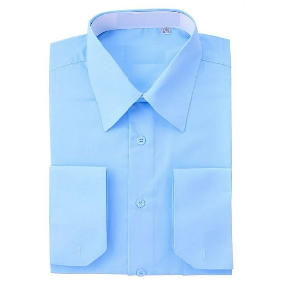 The Men's Shirts Regular Fit Solid Colors Dress Shirts
