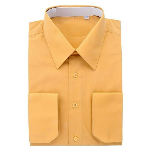 The Men's Shirts Regular Fit Solid Colors Dress Shirts