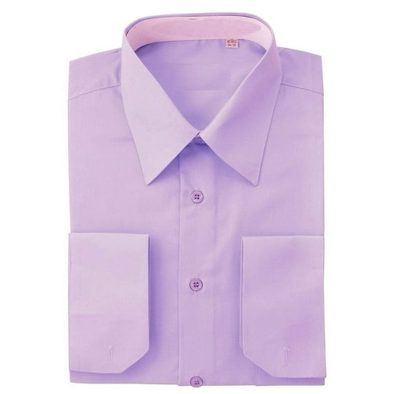 The Men's Shirts Regular Fit Solid Colors Dress Shirts