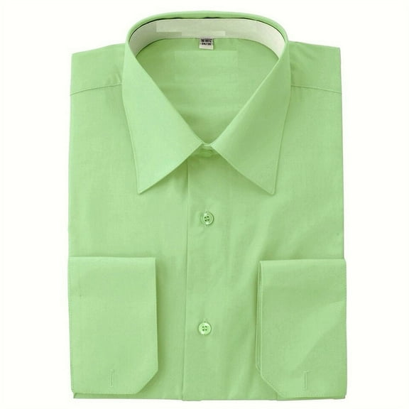 The Men's Shirts Regular Fit Solid Colors Dress Shirts