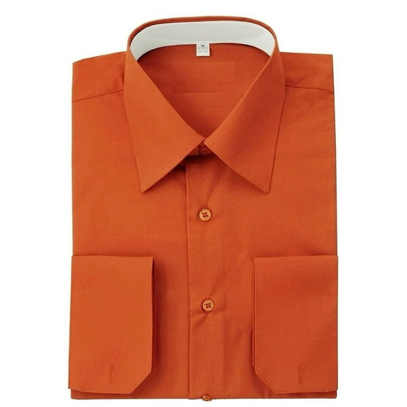 The Men's Shirts Regular Fit Solid Colors Dress Shirts