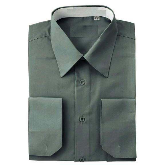 The Men's Shirts Regular Fit Solid Colors Dress Shirts