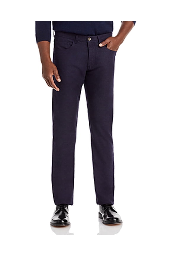 Mens  fit Casual Pants 33 / 32 Blue Solid