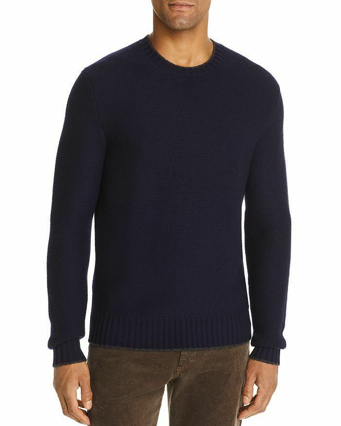The Men's Store Designer Brand Wool/Cashmere Tipped Crewneck Sweater ...
