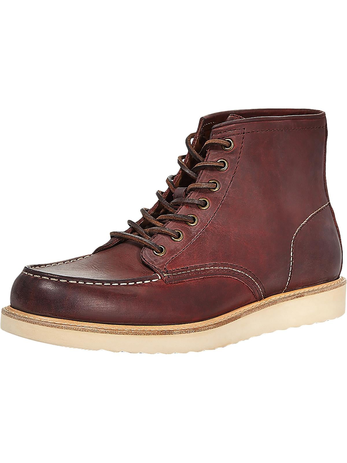 The Mens Store Mens Brown Leather Wyatt Wedge Boots Liberia | Ubuy