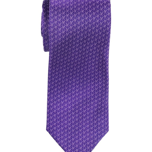 The Men's Store Mens Floral Self-tied Necktie, Purple, One Size