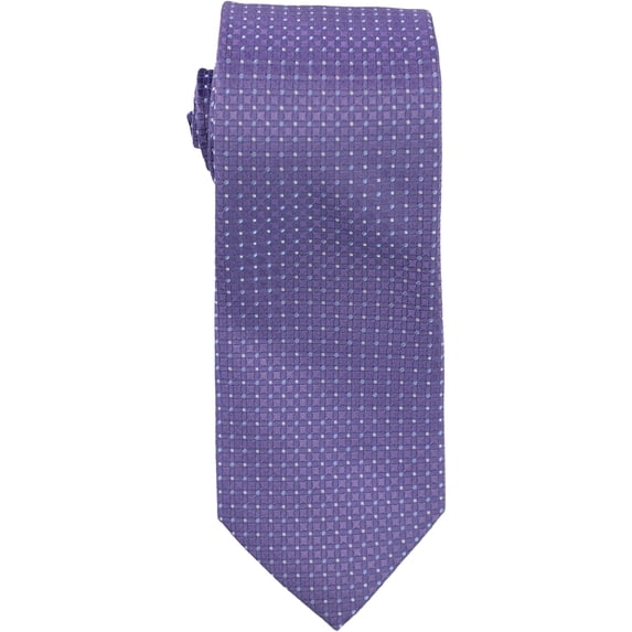The Men's Store Mens Linked Circles Self-tied Necktie, Purple, One Size