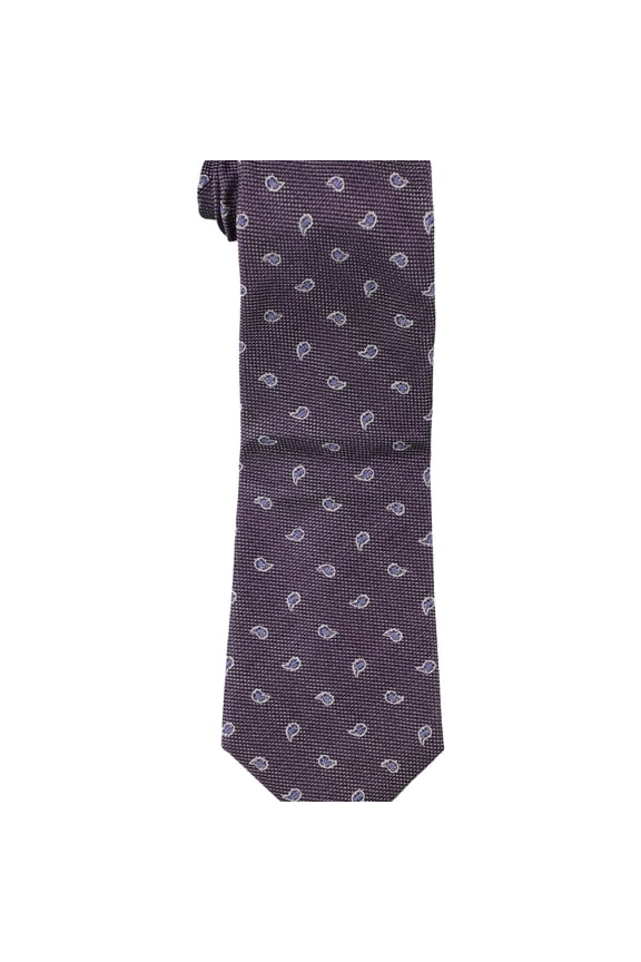 Mens Merridian Medallion Self-tied Necktie, Purple, One Size