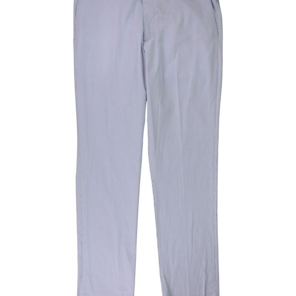 The Men's Store Mens Pincord Stripe Dress Pants Slacks,  LIGHTBLUE , Blue, 40W x UnfinishedL
