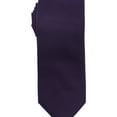 thumbnail image 1 of The Men's Store Mens Purple Solid Self-tied Necktie, Purple, One Size, 1 of 1
