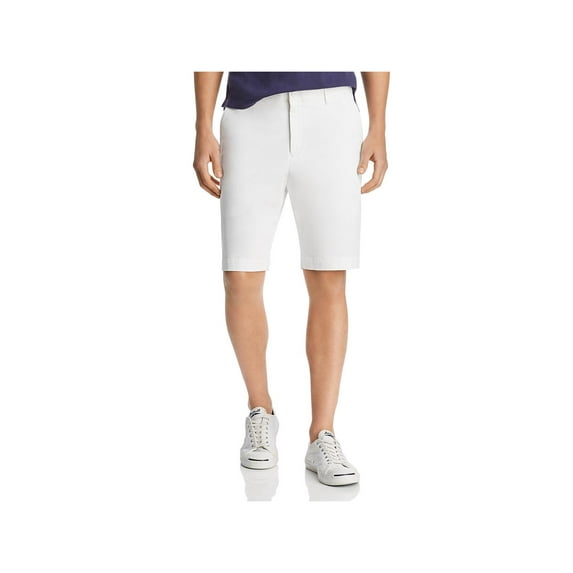 The Men's Store Mens Twill Stretch Casual Shorts White 32