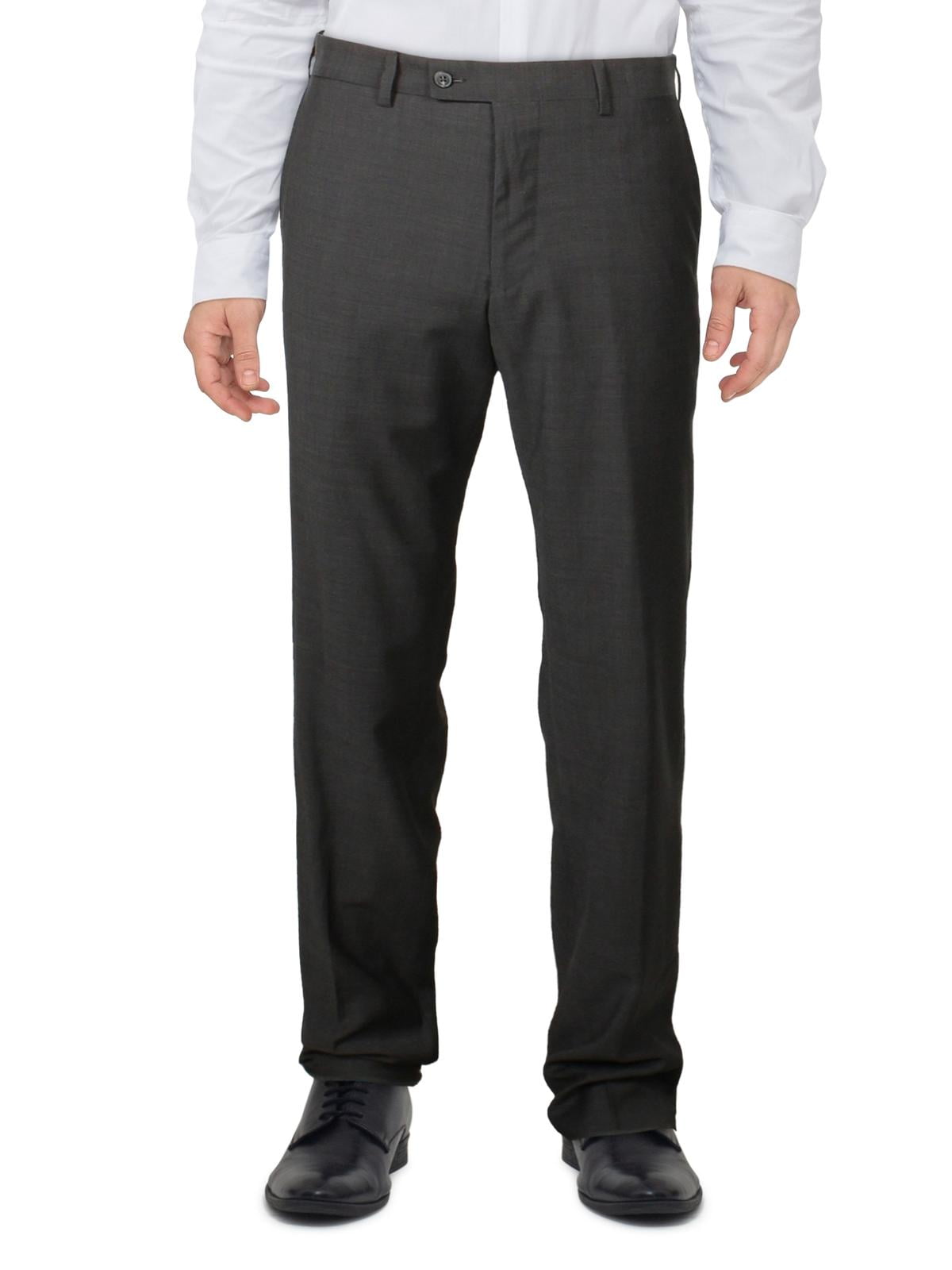 The Men's Store Mens Wool Office Dress Pants