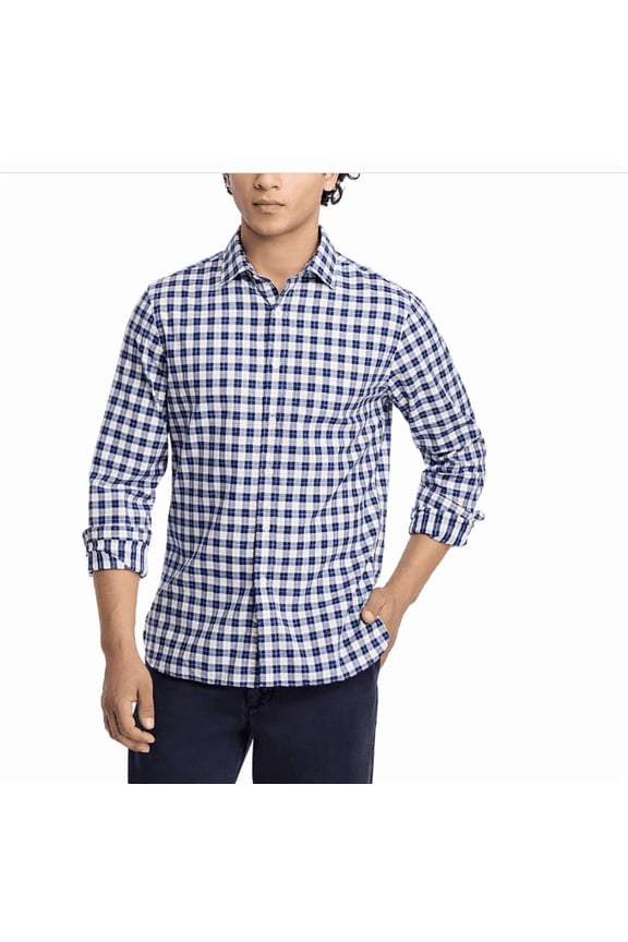 Cotton Stretch Slim Fit Button Down Shirt