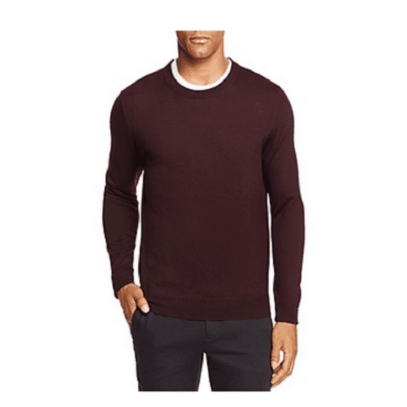 The Men's Store at Bloomingdale's Merino Crewneck Sweater, Raisin, Size L, $88