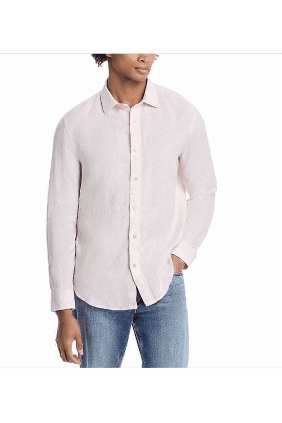 Pencil Stripe Standard Fit Linen Shirt