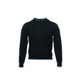thumbnail image 1 of The Men's Store by Baruffa Merino Wool Crew Neck Sweater (XLarge, Black Jade), 1 of 4