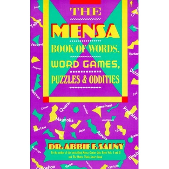 Pre-Owned The Mensa Book of Words, Word Games, Puzzles, & Oddities (Paperback) 0060962089 9780060962081