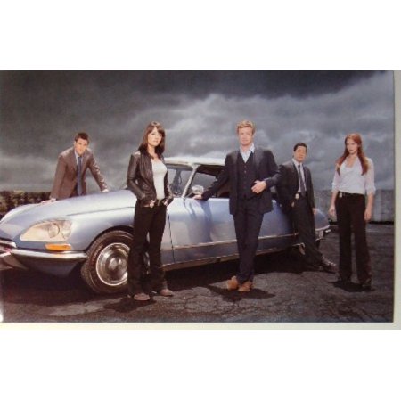 The Mentalist Cast poster Metal Sign 8inx 12in Metal Print 8x12 Square Adults Poster Time