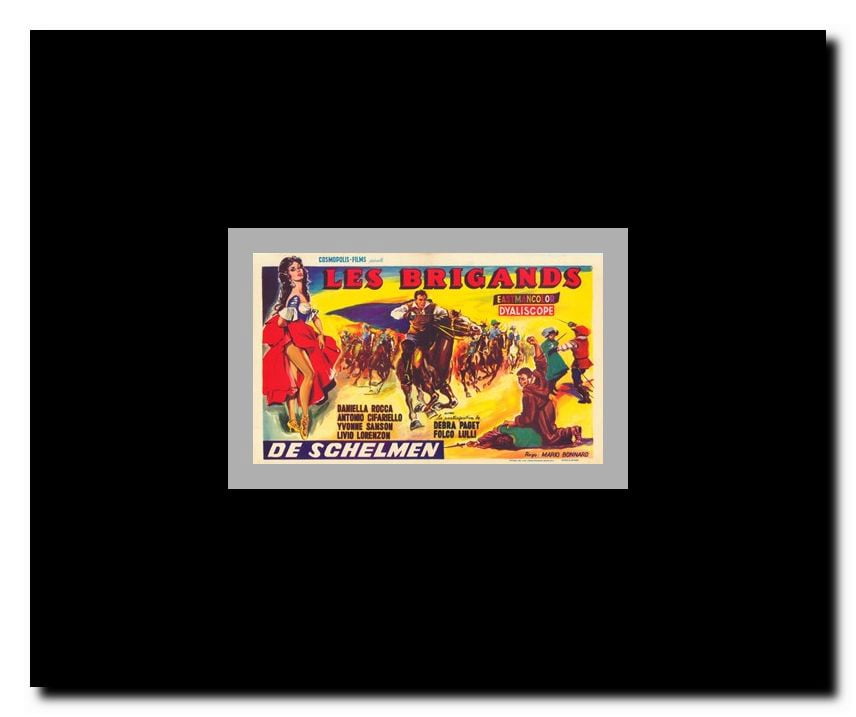 The Mercenaries Framed Movie Poster