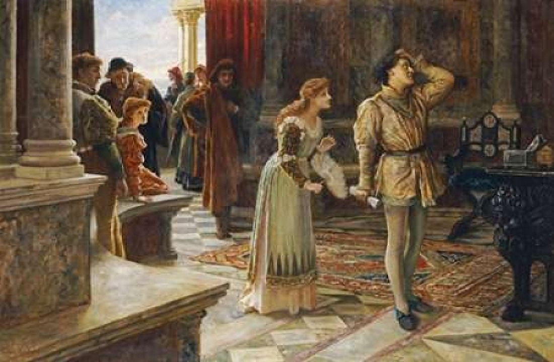 The Merchant of Venice Canvas Art - Francis Sydney Muschamp (12 x 18)