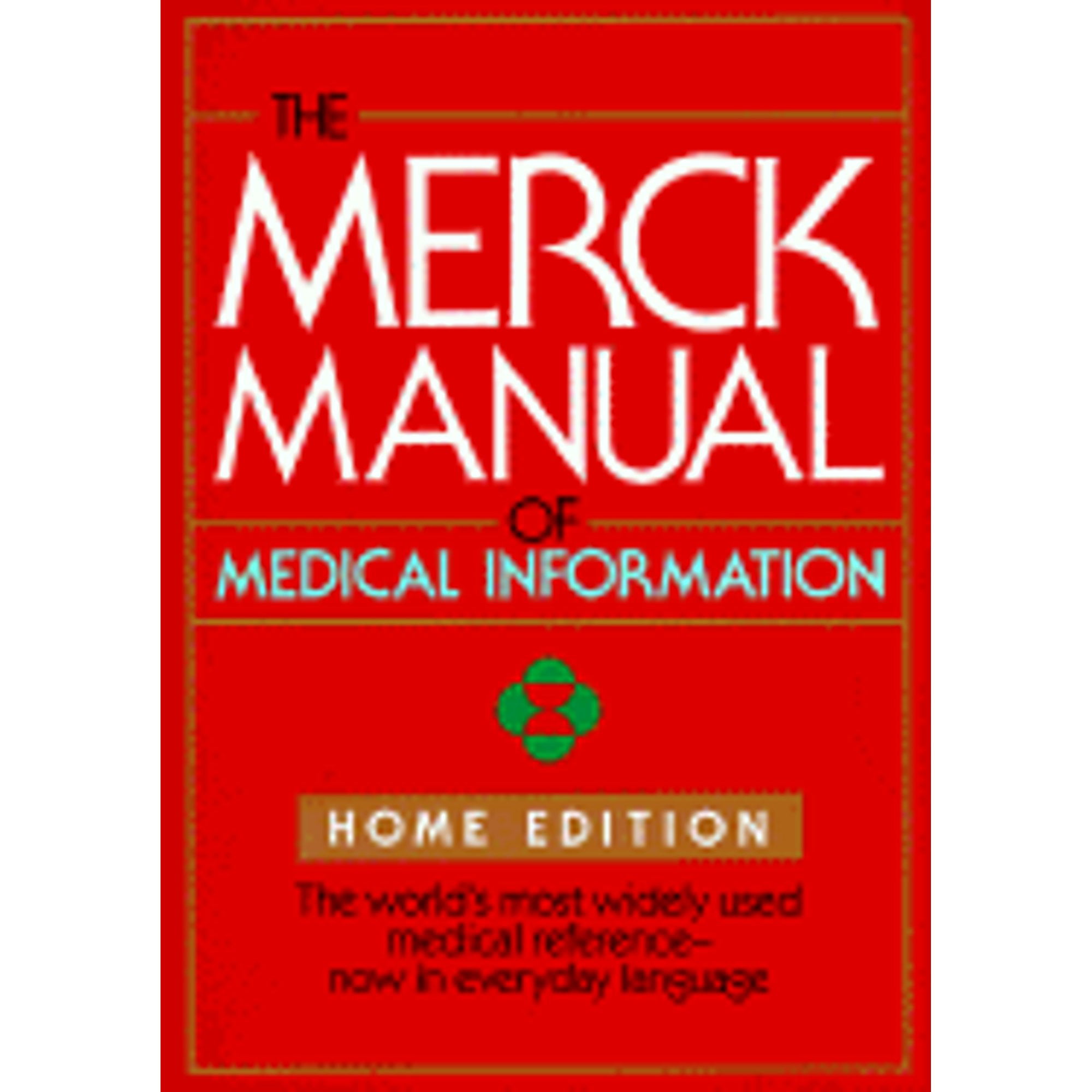 Pre-Owned The Merck Manual of Medical Information: Home Edition Hardcover Co.