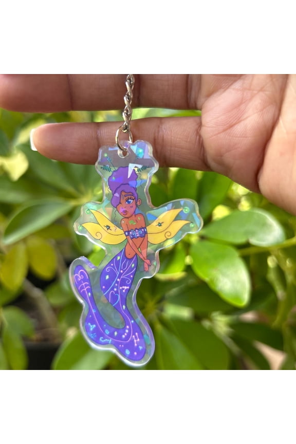 The Mermaid Fairy Baddie Keychain! (1 keychain)