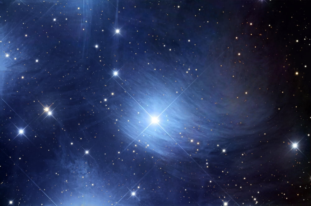 The Merope Nebulosity and IC 349 Canvas Art - Robert GendlerStocktrek Images (34 x 23)