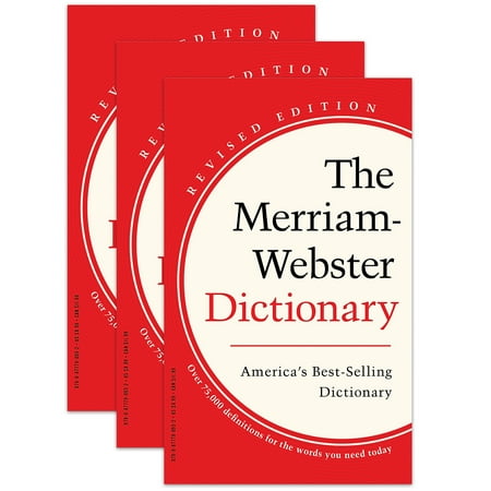 The Merriam-Webster Dictionary Paperback 3/Pack MW-0952-3