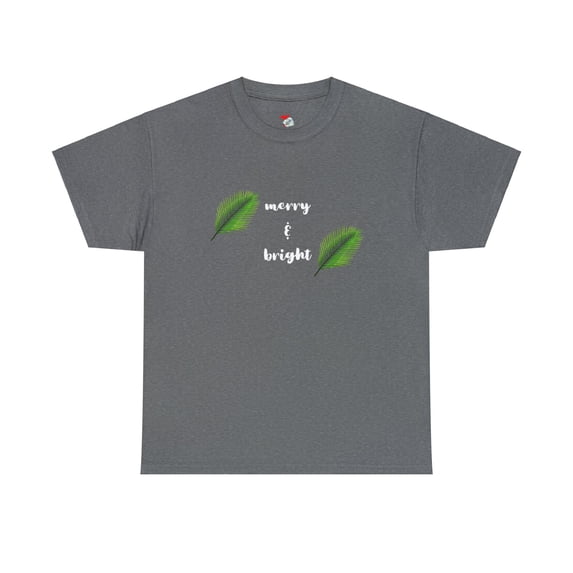 The "Merry And Bright " Christmas Xmas Tree Funny Holiday T-Shirt
