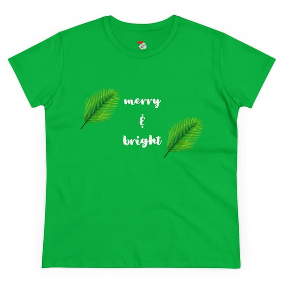 The "Merry And Bright " Christmas Xmas Tree Funny Holiday T-Shirt