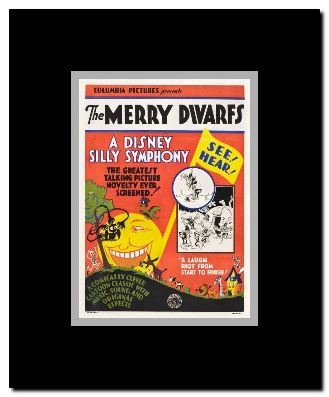 The Merry Dwarfs Framed Movie Poster