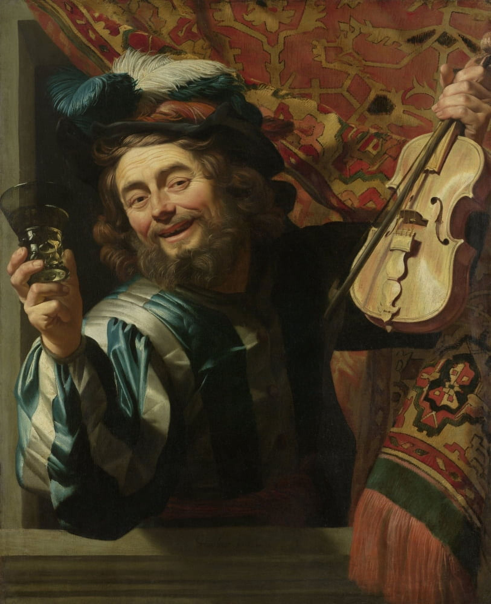 The Merry Fiddler Canvas Art - (18 x 24)
