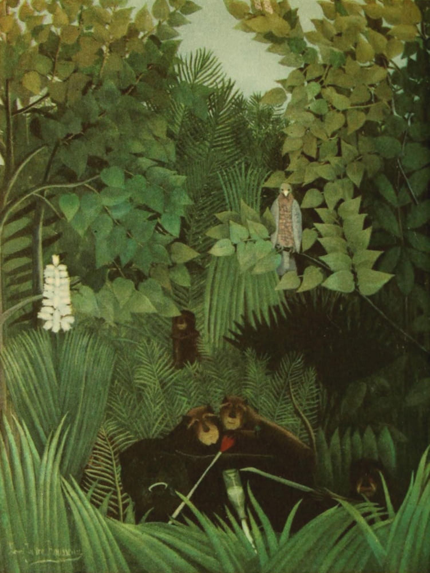 The Merry Jesters 1906 Canvas Art - Henri Rousseau (18 x 24)