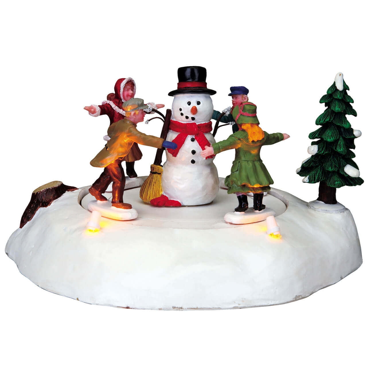 Lemax The Merry Snowman Polyresin Christmas Village Decor