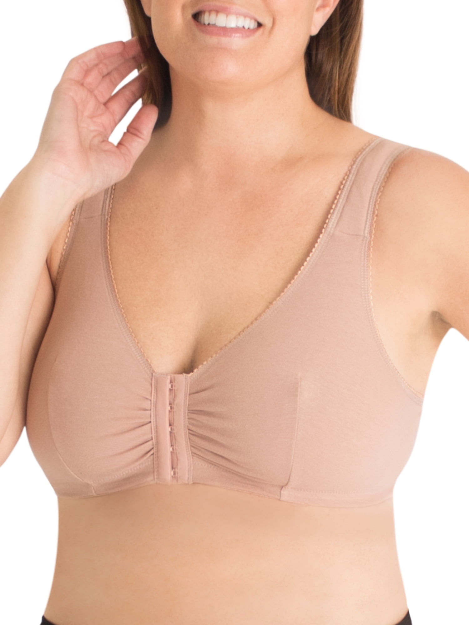 Leading Lady Meryl Cotton Front-Closure Comfort & Sleep Bra - Comfy Cotton  Sleep and Leisure Bras For Women. at  Women's Clothing store