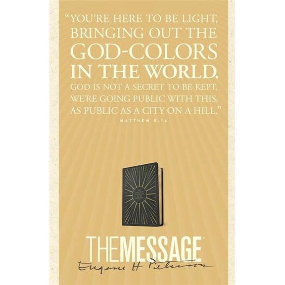 The Message Anniversary Edition-Black Life-Light Leather-Look