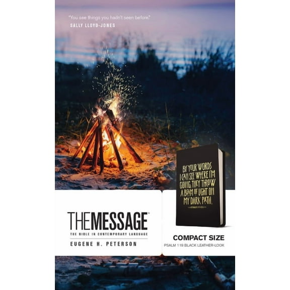 The Message Compact (Leather-Look, Black) : The Bible in Contemporary Language (Hardcover)