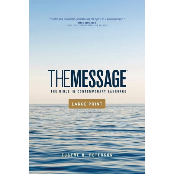 The Message Outreach Edition, Large Print (Softcover): The Bible in Contemporary Language, (Paperback)