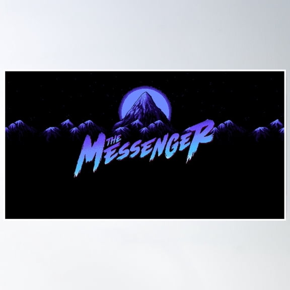 The Messenger Title Poster Wall Art, Modern Wall Decor, 8x12 UNFRAMED
