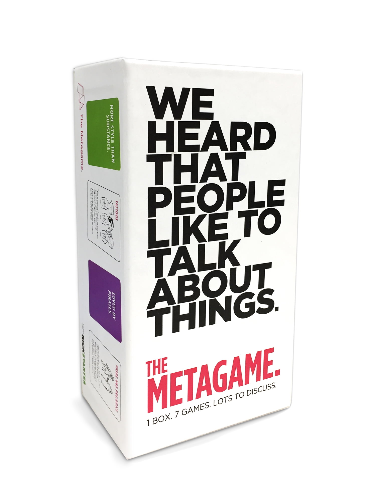 The Metagame: A card game for sharing opinions on almost everything.