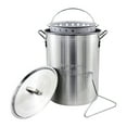 thumbnail image 1 of Chard ASP30, Aluminum Perforated Safety Hanger, 30 Quart Stock Pot and Strainer Basket, 1, Stainless Steel, 1 of 2