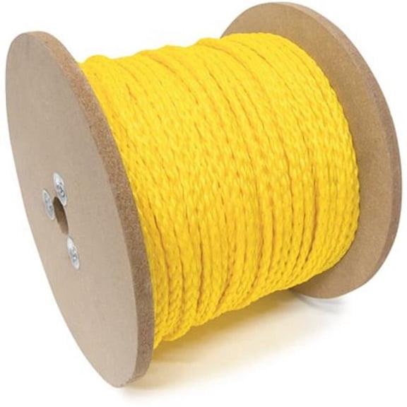 The Mibro Group 644731 0.25 in. x 1000 ft. Rope, Yellow