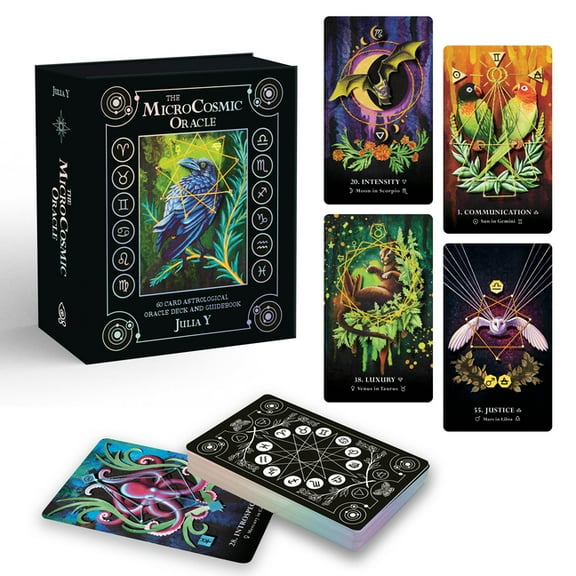The Microcosmic Oracle: A 60-Card Astrological Oracle (Oracle Kit Box Set with 60 Cards and Guidebook), (Paperback)