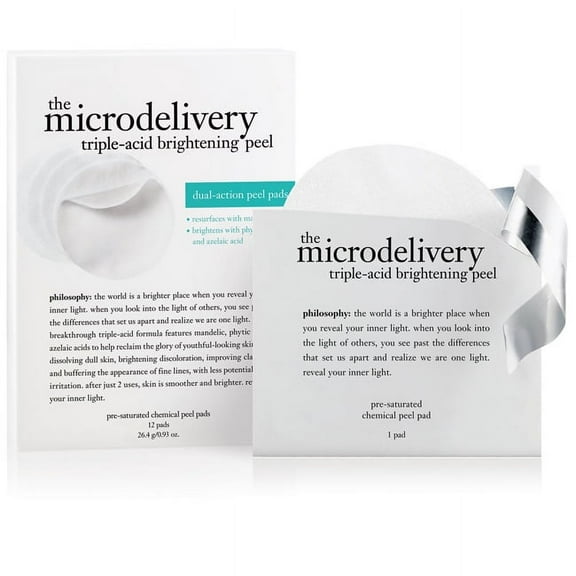 The Microdelivery Triple-Acid Brightening Peel Peel Pads, 12 Pc Pads