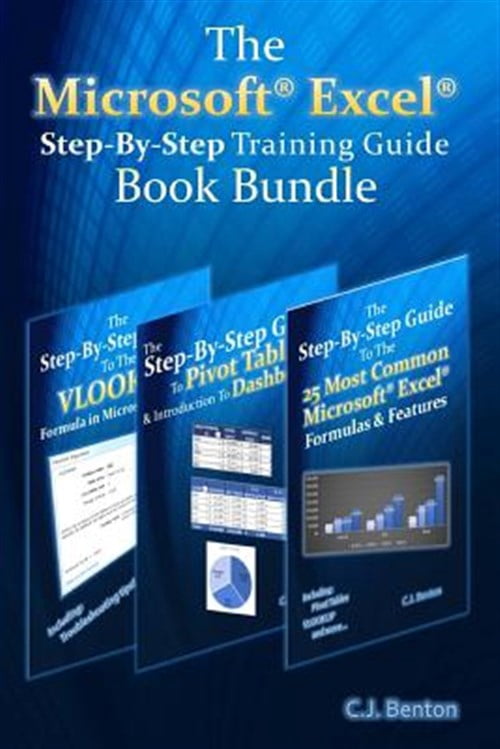 The Microsoft Excel Step-By-Step Training Guide Book Bundle - Walmart.com