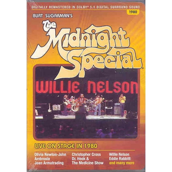 The Midnight Special - Willie Nelson 1980 (DVD) NEW