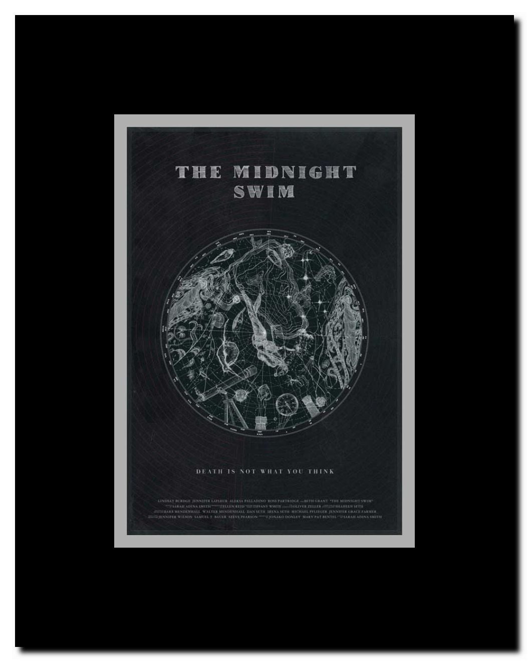 The Midnight Swim Framed Movie Poster