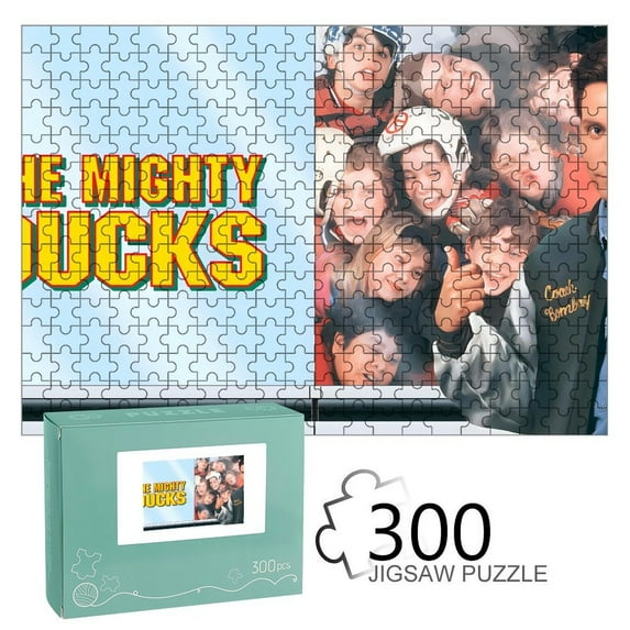 The Mighty Ducks-themed Wooden jigsaw Puzzle for home Decoration or gift for fans friend,family.300pc