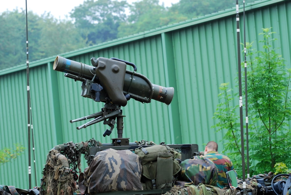 The Milan guided anti-tank missile system Canvas Art - Luc De JaegerStocktrek Images (17 x 12)