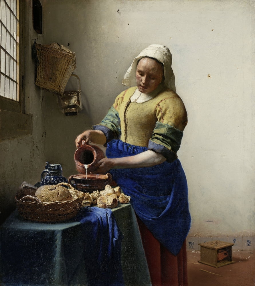 The Milkmaid Canvas Art - (24 x 36)